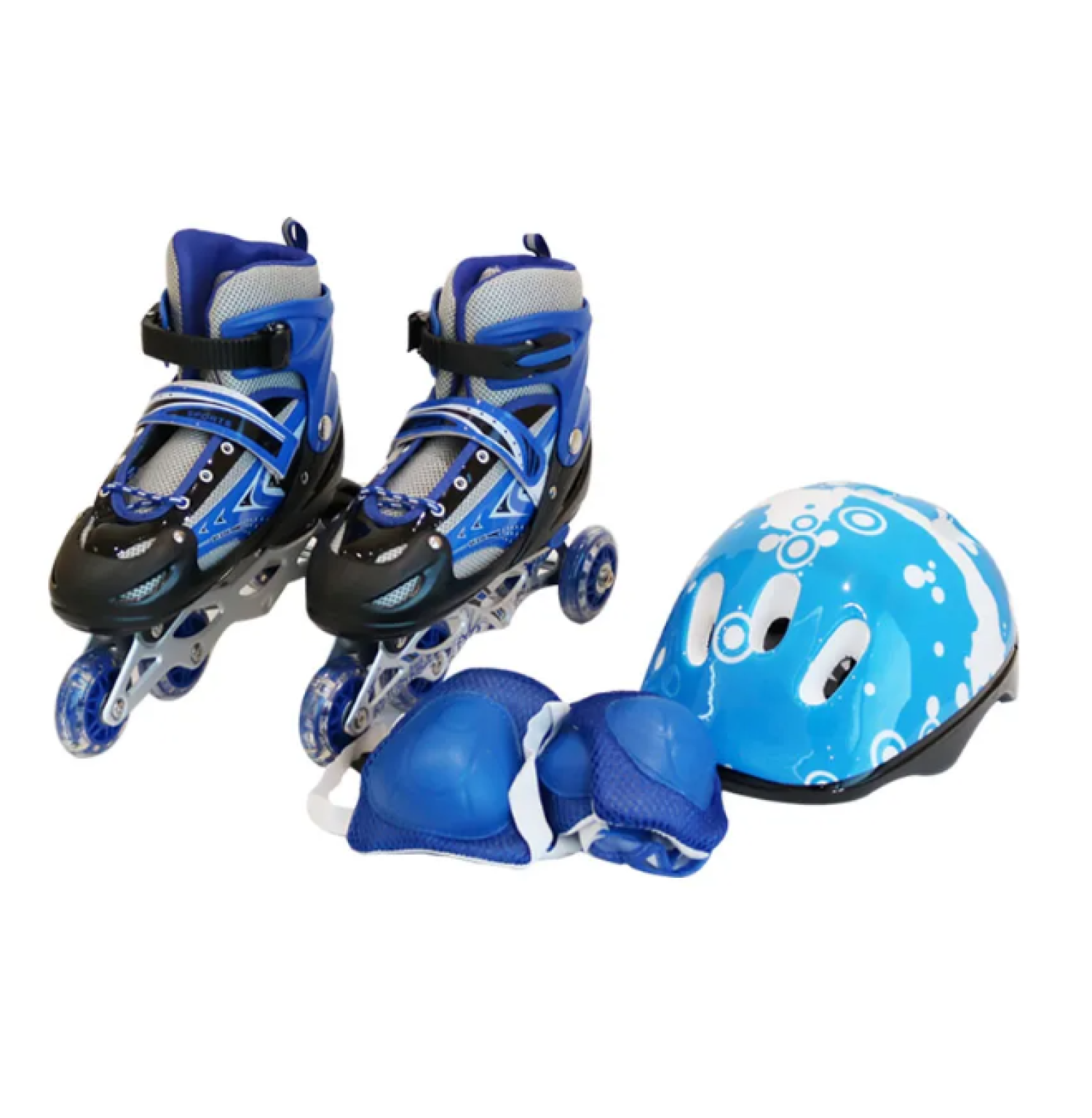 ROLLERS POUR ENFANTS AVEC CASQUE ET PROTECTION – Image 4