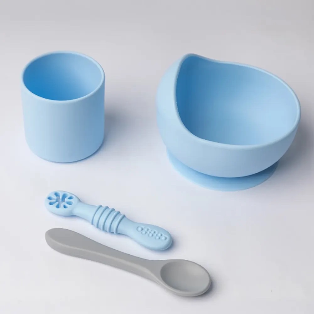 YUMMY Coffret Repas bébé en Silicone 4M+ – Image 2