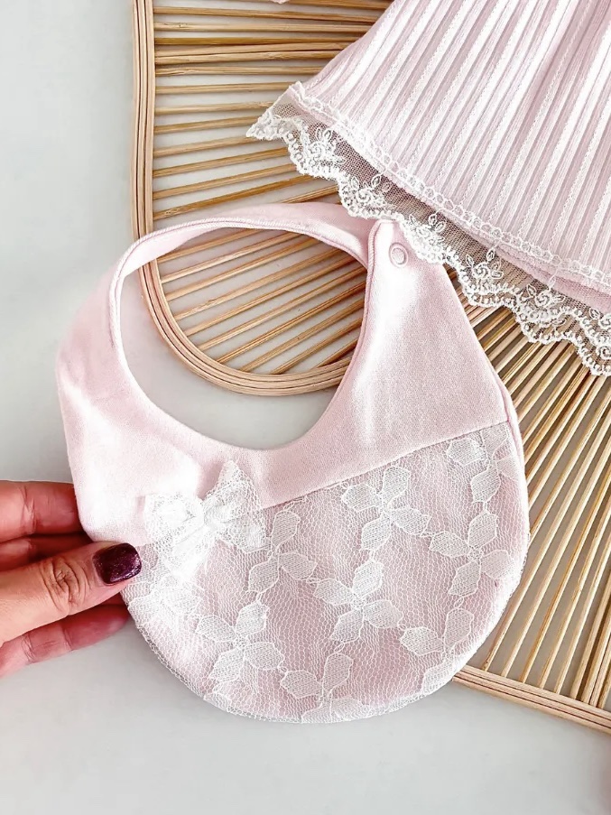 Mini zeyn ensemble naissance fille 5pcs – Image 3