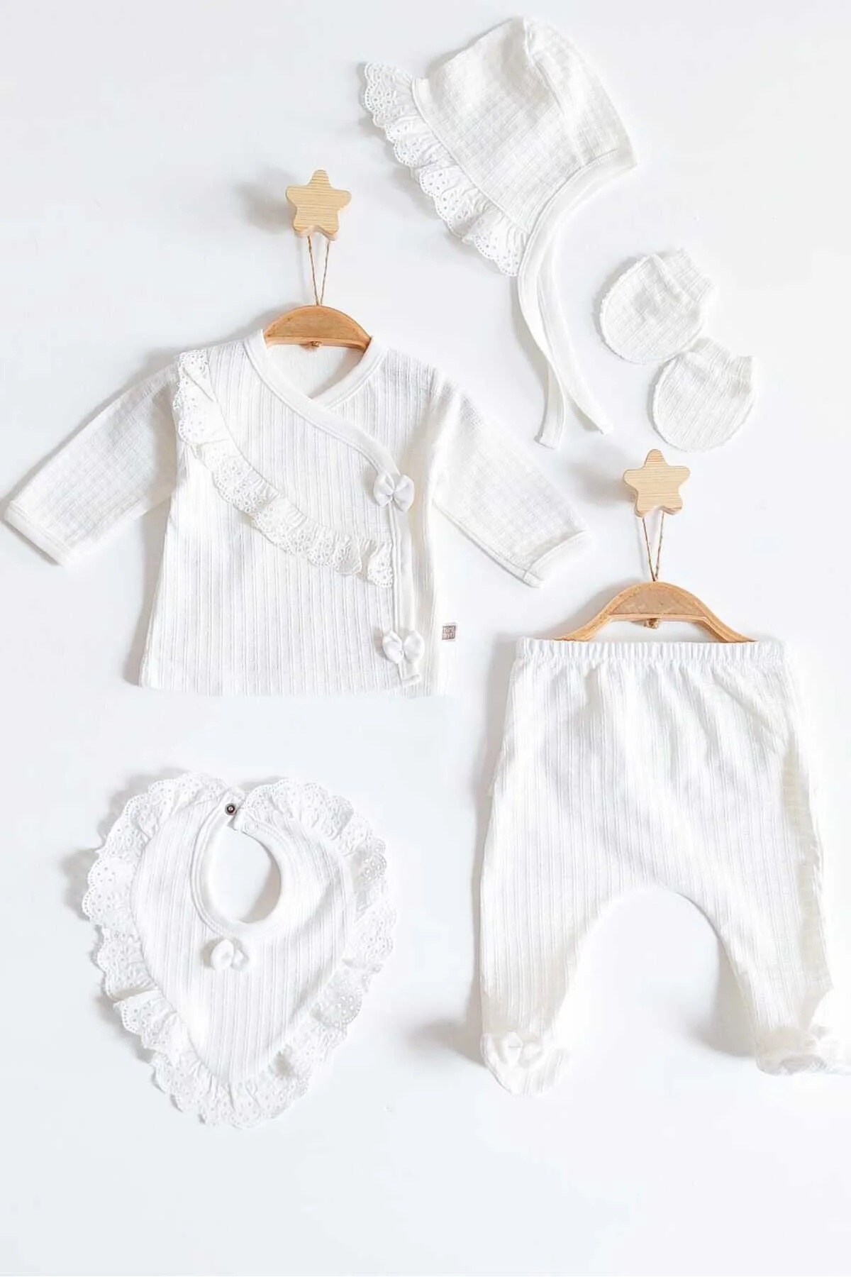 Mini zeyn ensemble naissance fille 5pcs