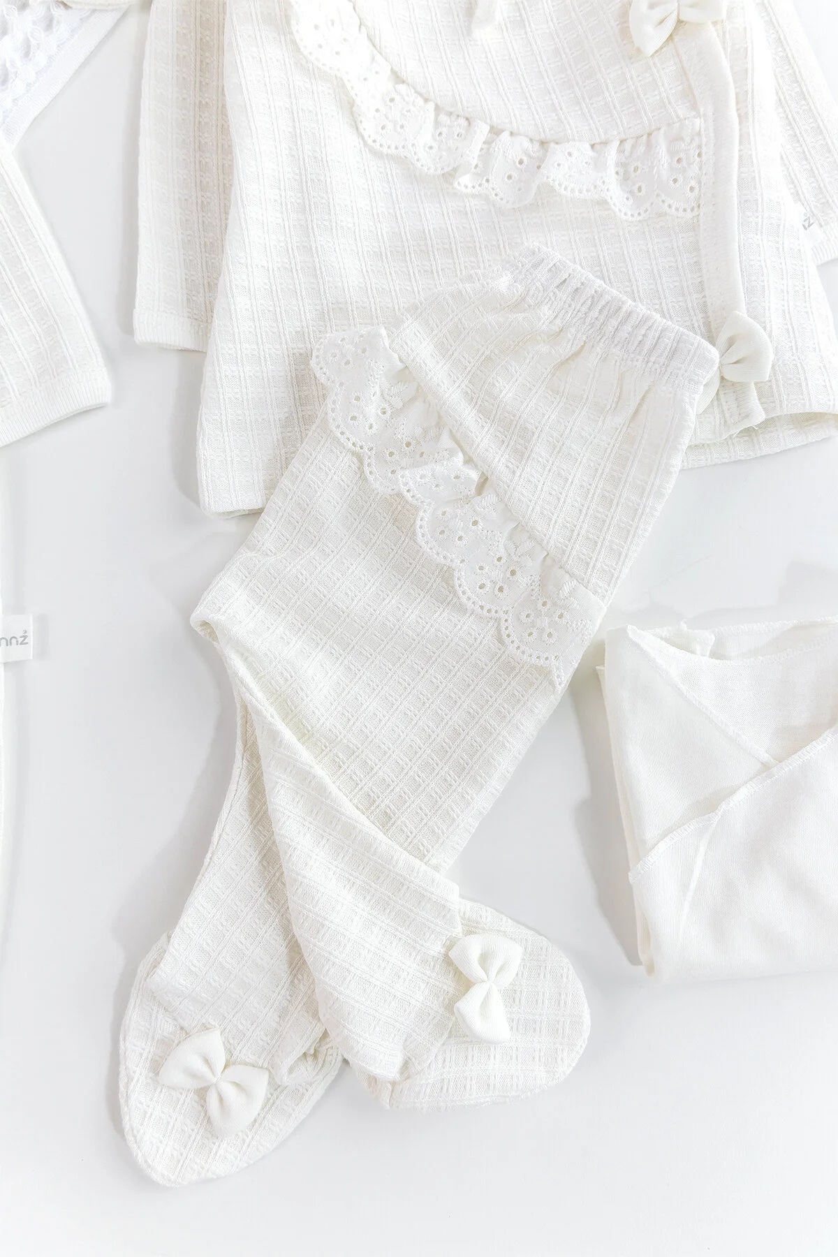 Mini zeyn ensemble naissance fille 5pcs – Image 3