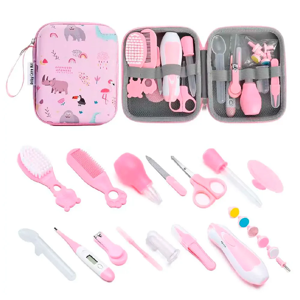 Trousse de toilette 20 pièces avec lime ongles