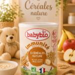 Babybio 5 Céréales Nature avec Céréales Complètes 220g
