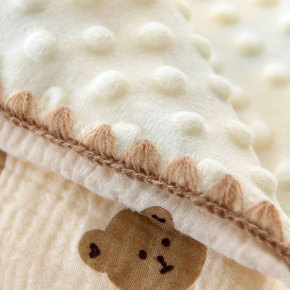 Couverture bébé motif ours 🐻 – Image 3