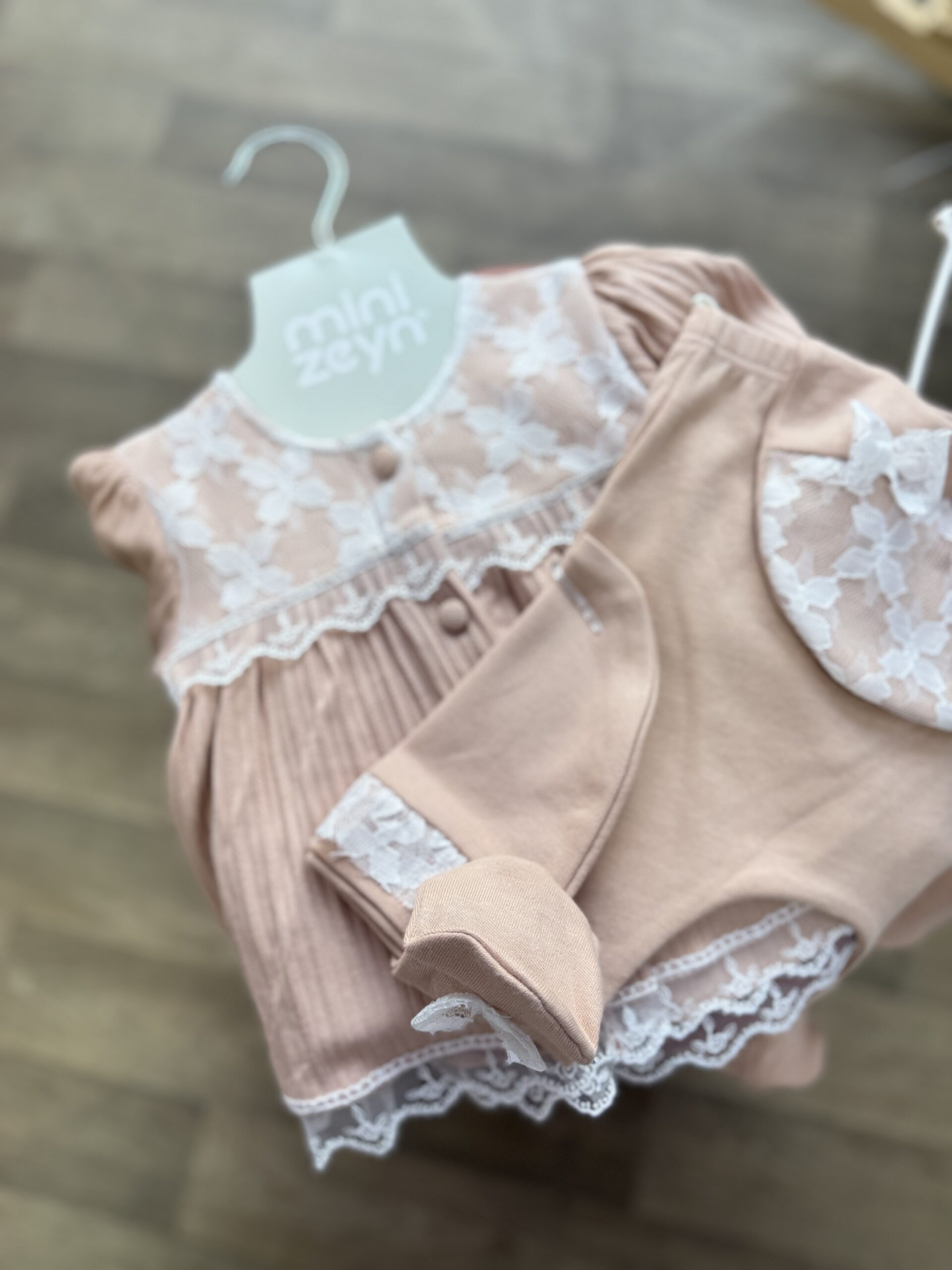 Mini zeyn ensemble naissance 5pcs – Image 2