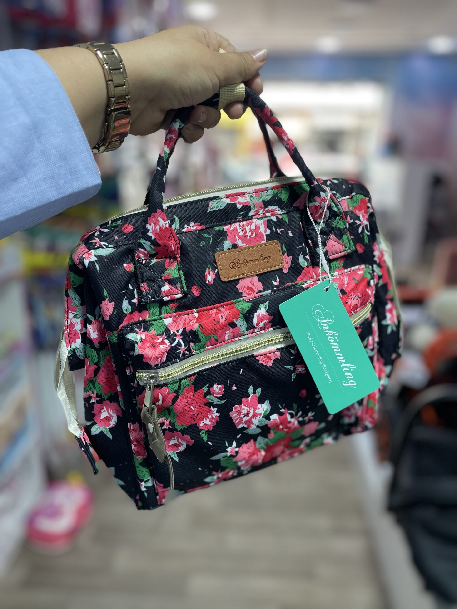 PETIT SAC À LANGER FLEURI – Image 3