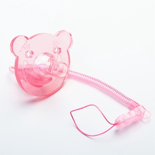 Tétine en silicone avec attache intégrée  pratique et hygiénique