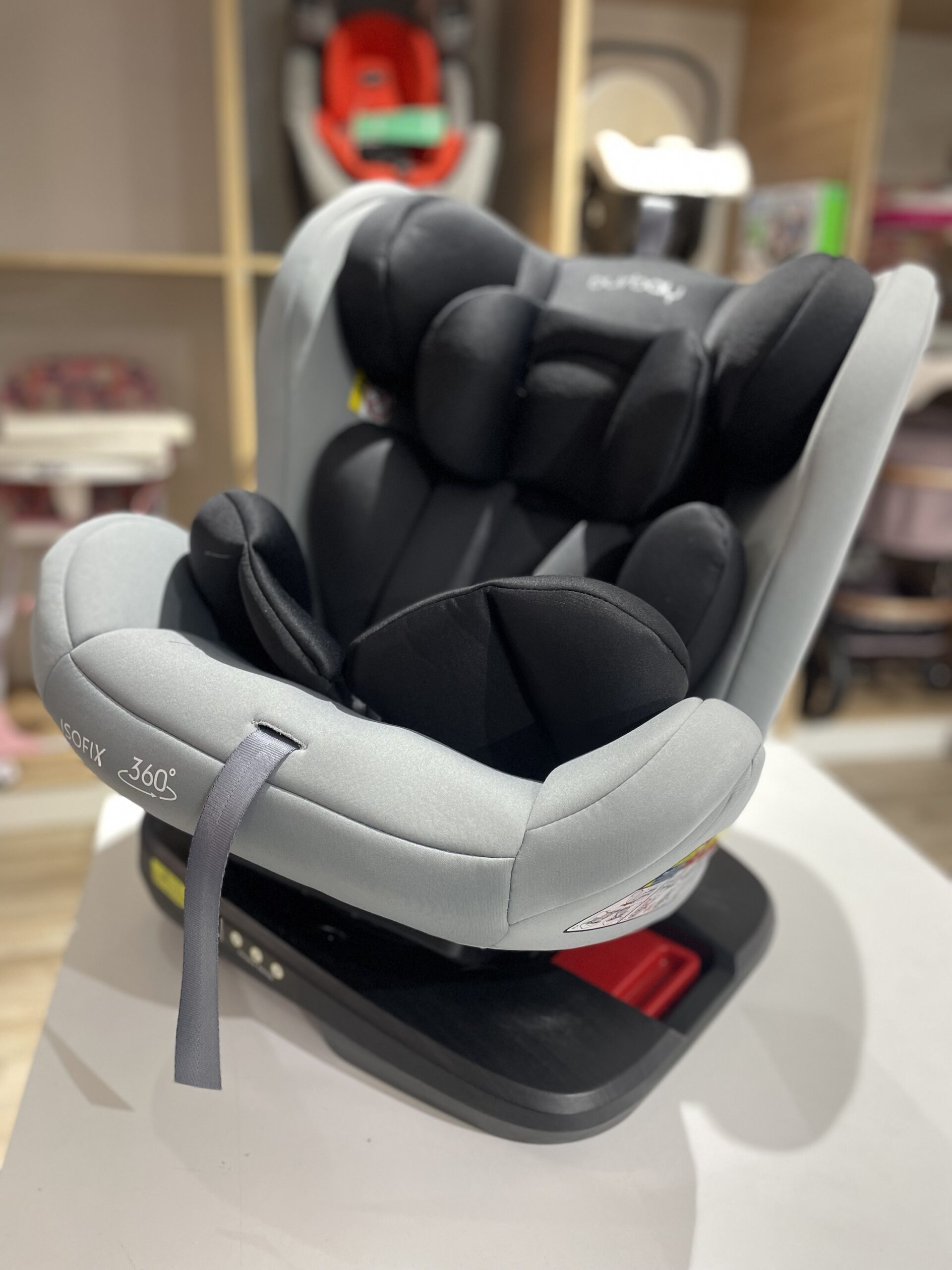 Siège auto Isofix 360 GRIS – Burbay – Image 3