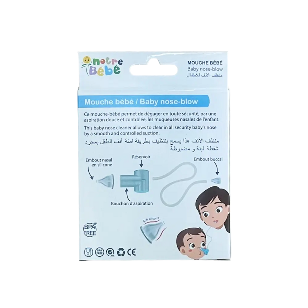 Notre Bébé Mouche‑bébé avec embout en silicone – Image 4