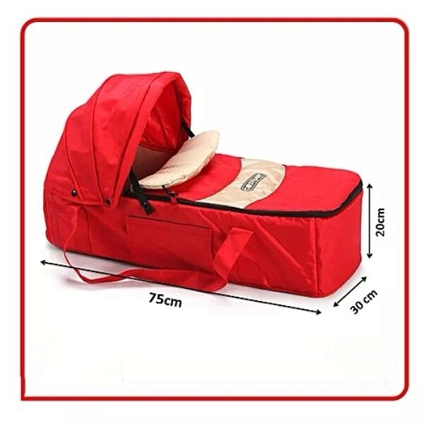 Couffin Souple Portable - Rouge – Image 3
