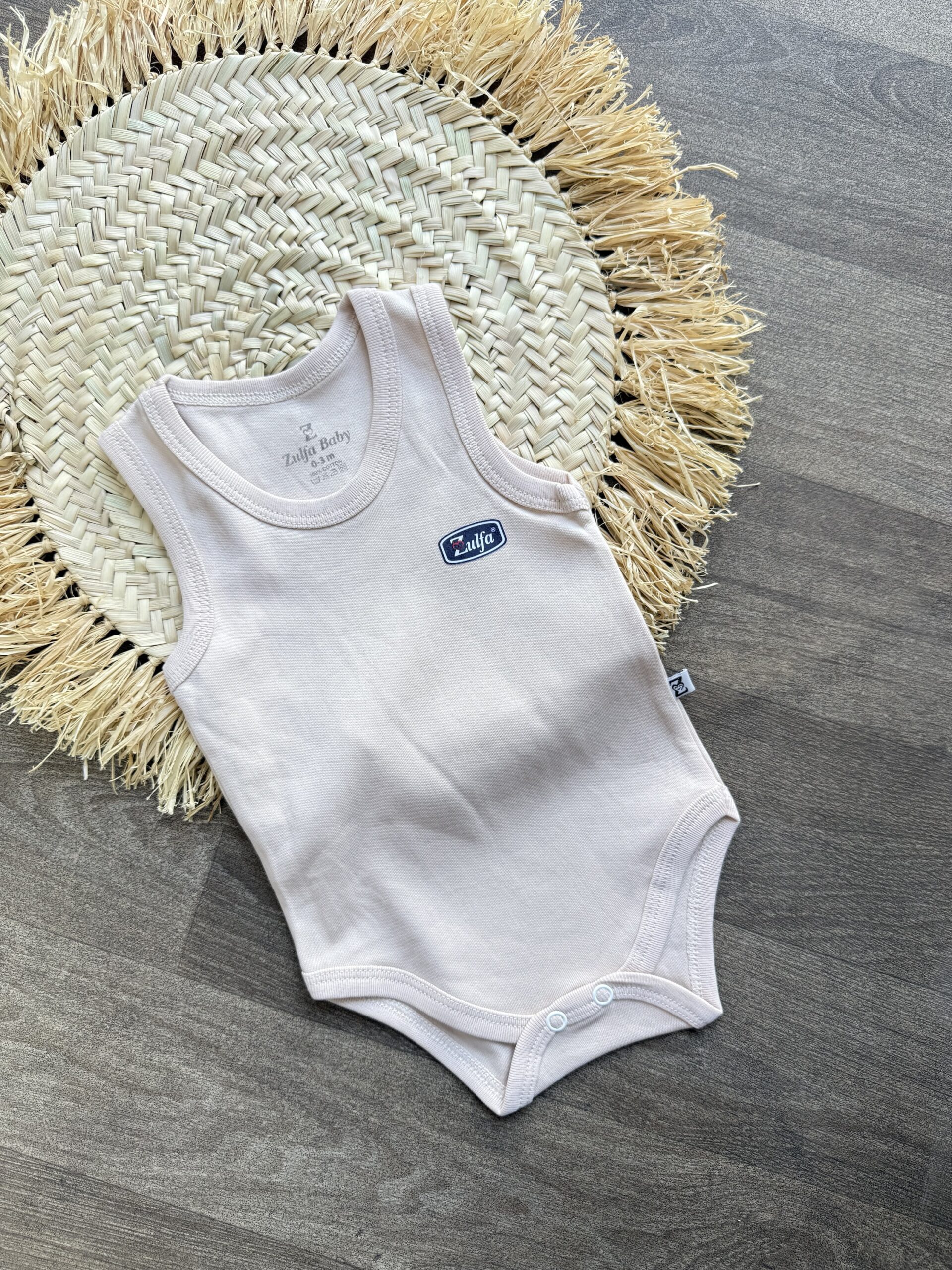 Zulfa sous vêtements en coton sans manche - Beige