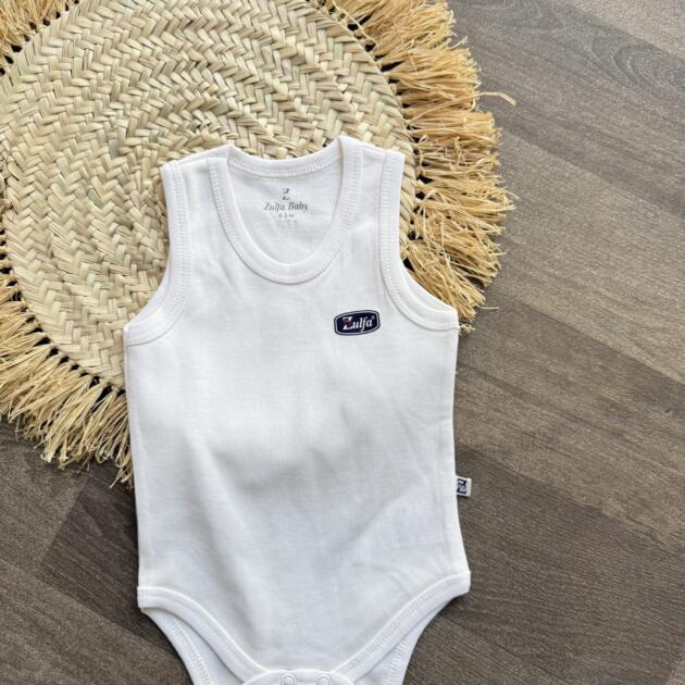 Zulfa sous vêtements en coton sans manche -Blanc cassé