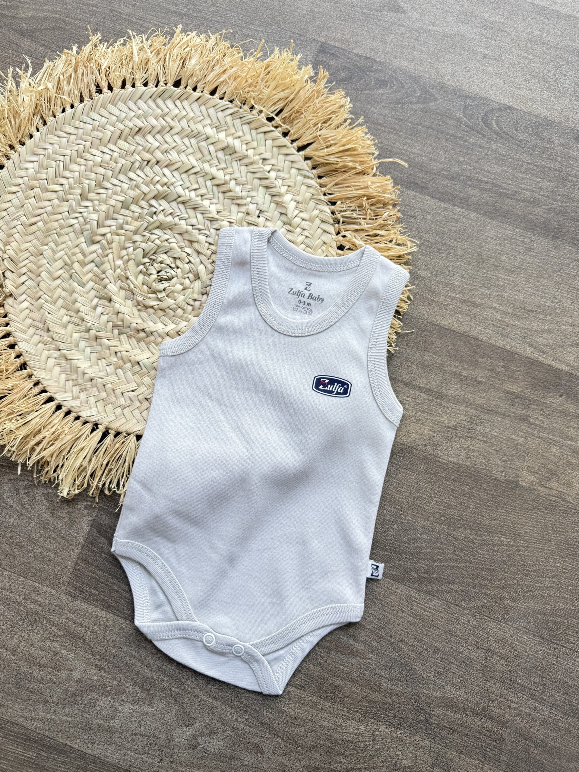 Zulfa sous vêtements en coton sans manche - khaki