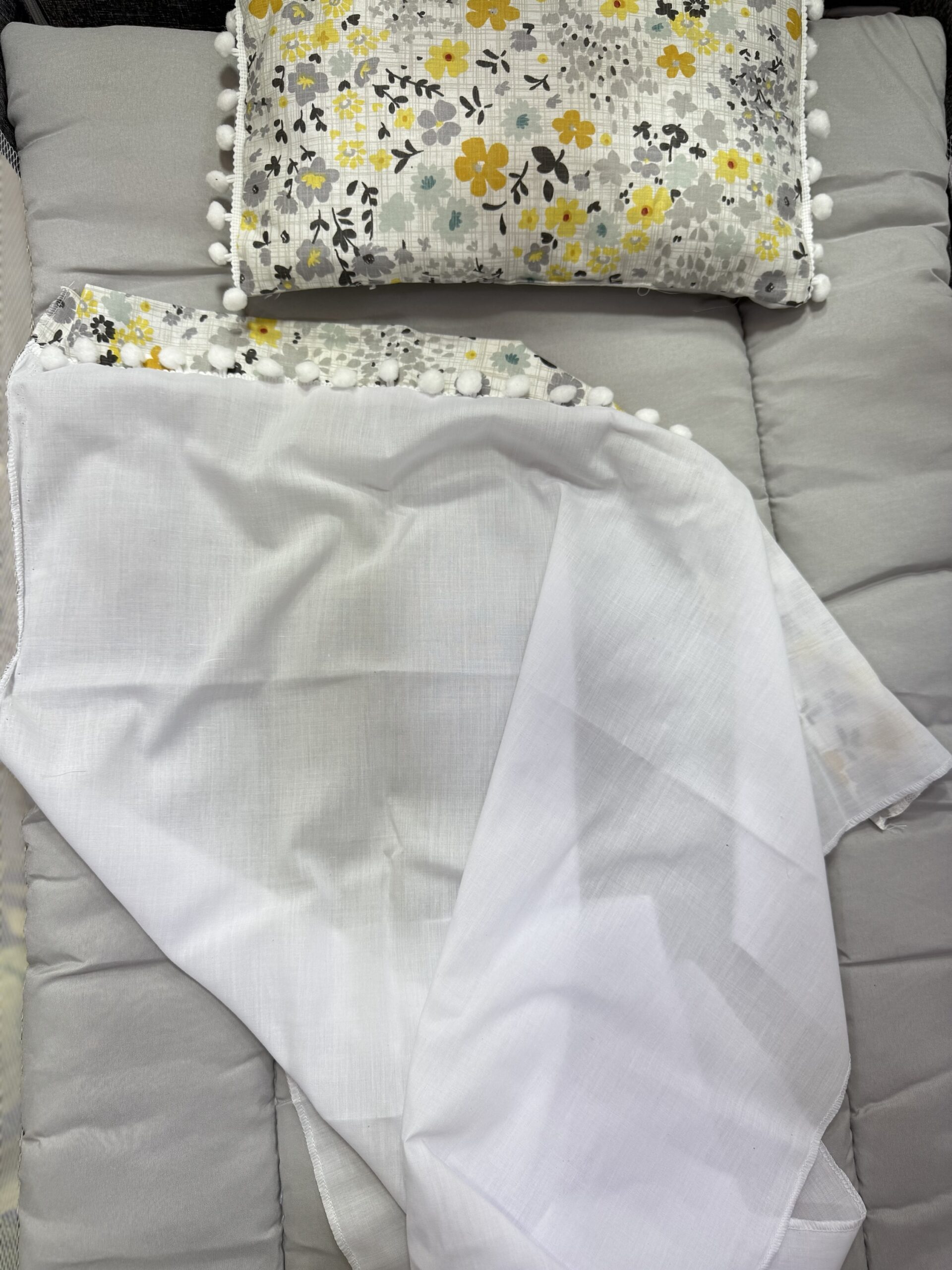 Set parure de lit 3 pièces - Floral (120x60) – Image 2