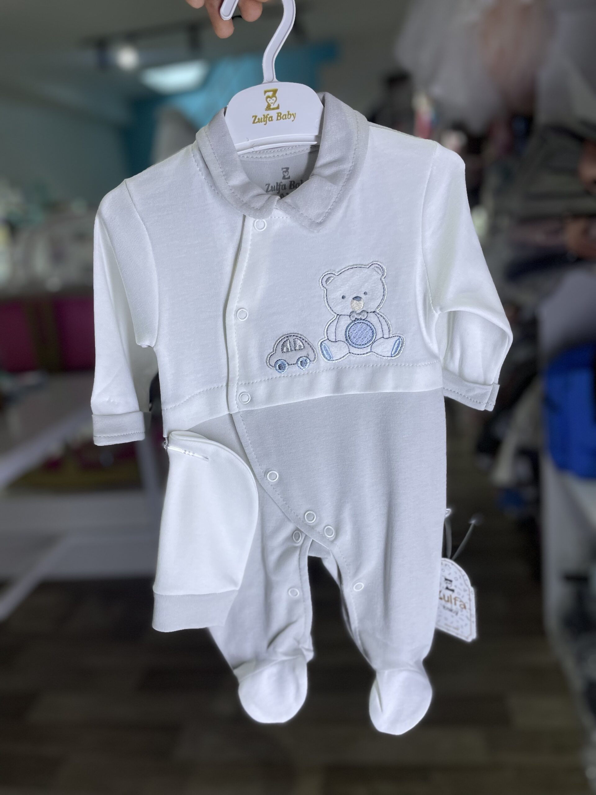Grenouillère bébé garçon 0-3mois – Image 7