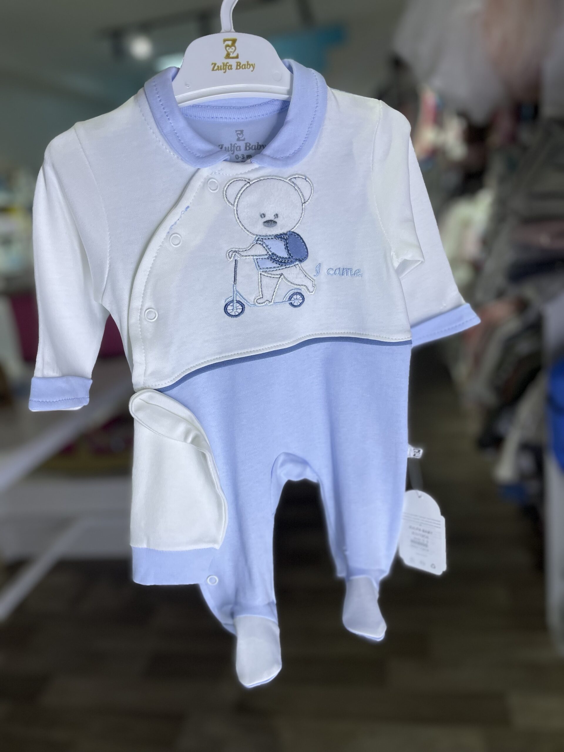 Grenouillère bébé garçon 0-3mois – Image 5