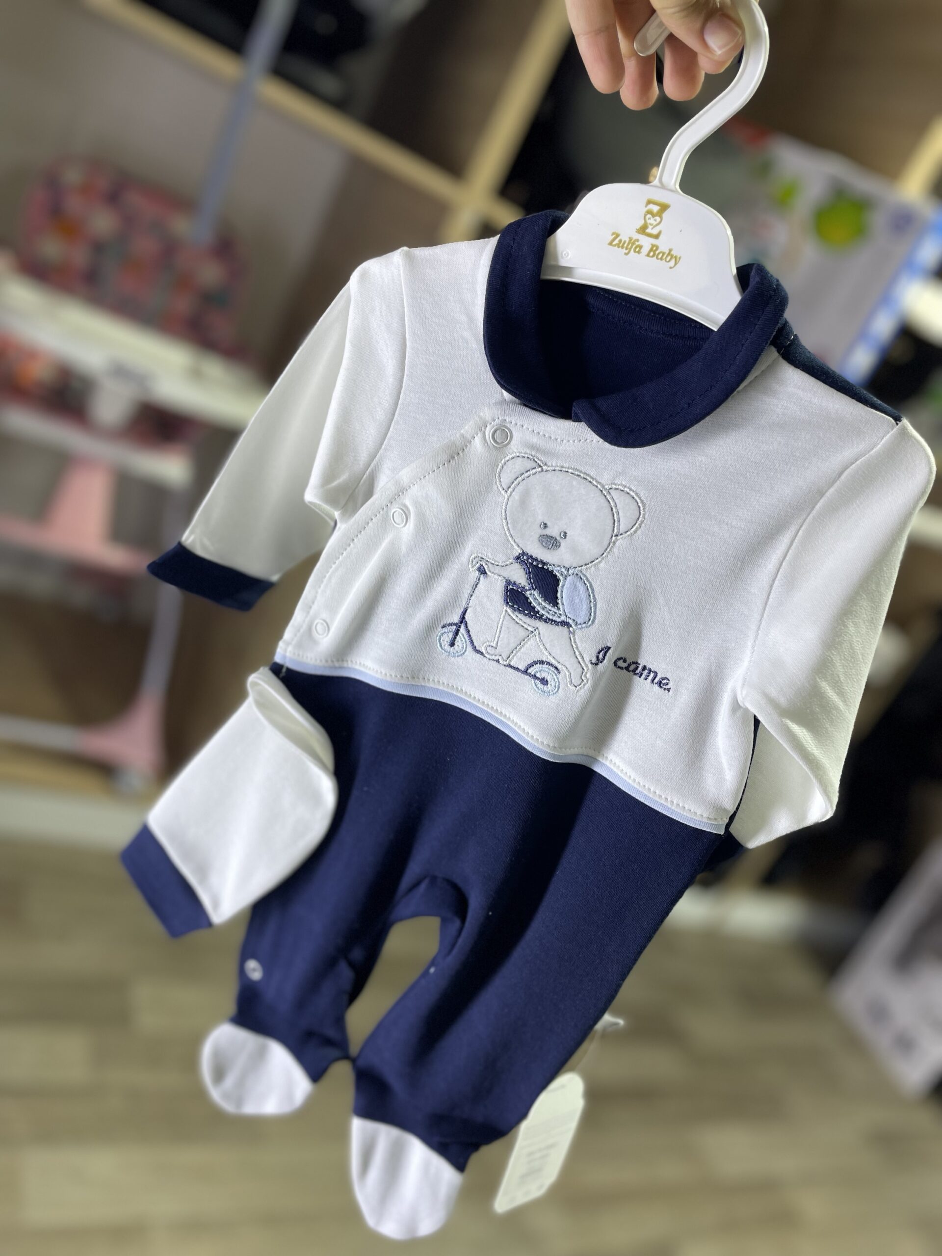 Grenouillère bébé garçon 0-3mois – Image 3