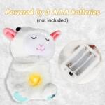 Peluche Mouton Veilleuse et Musicale – Doudou Apaisant pour le Sommeil de Bébé – Image 3