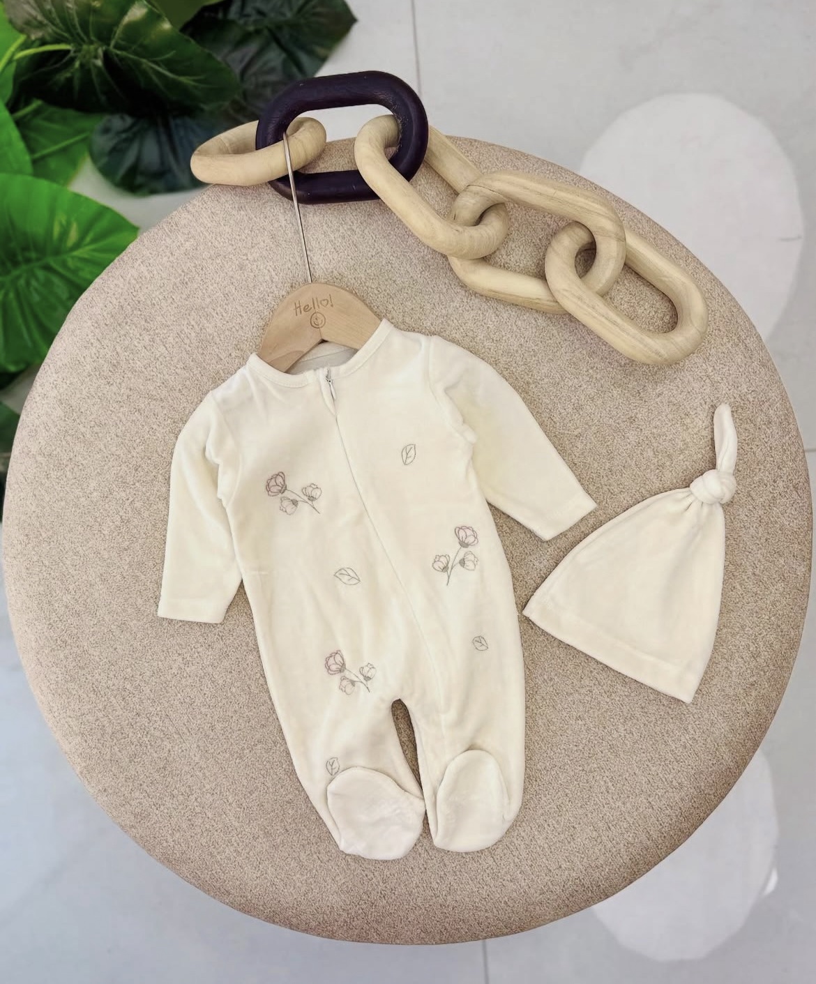Bebelinna grenouillère floral pour les bébés filles 👧 – Image 2