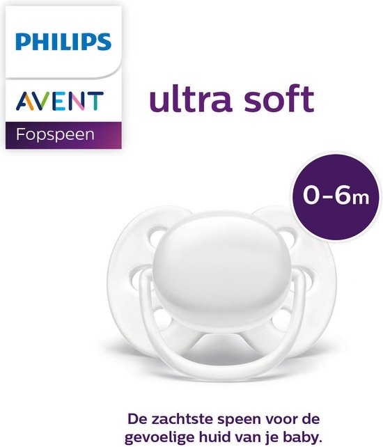 Sucette avent transparente 0-6mois