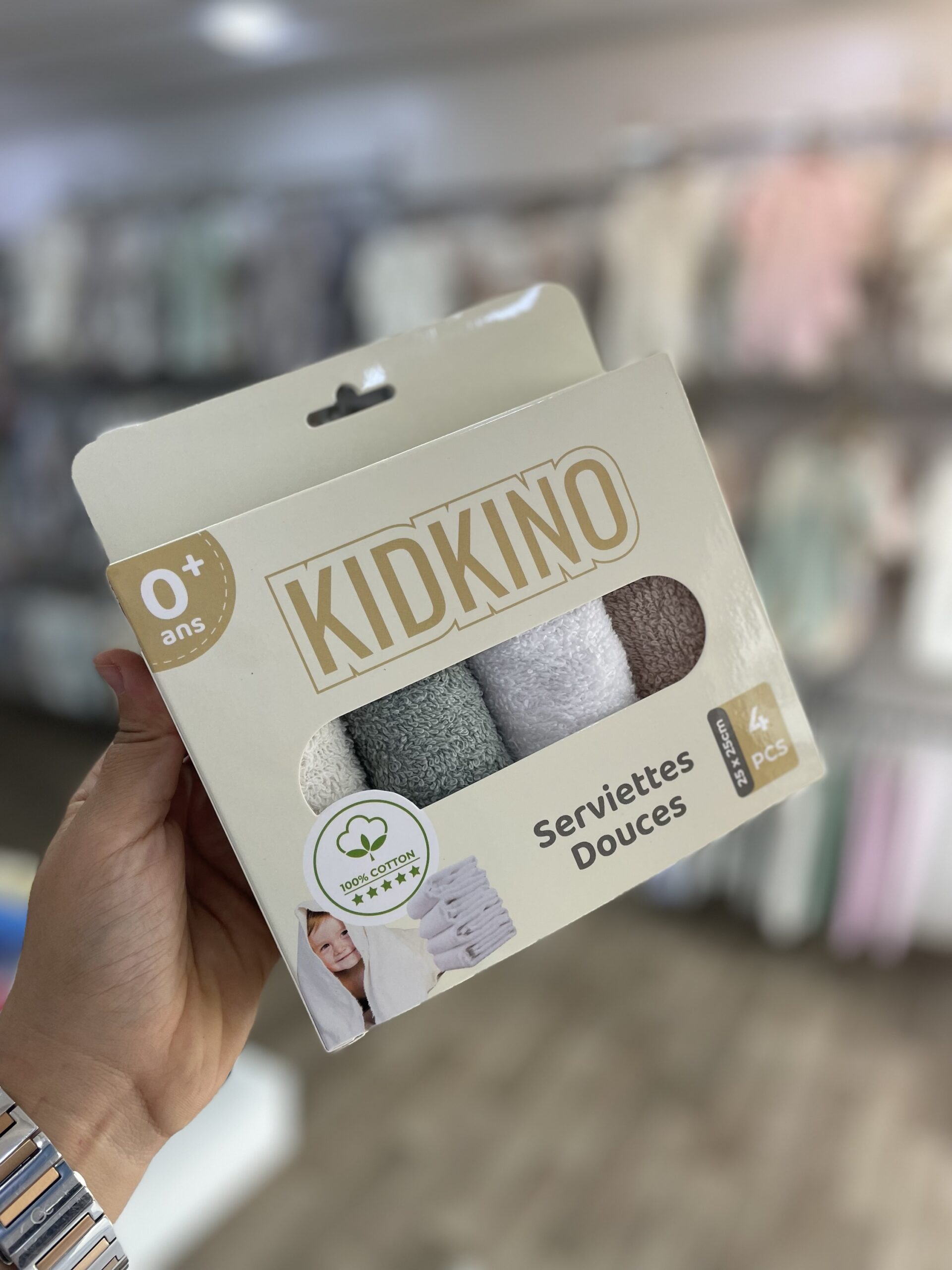 Serviette pack KIDKINO X4
