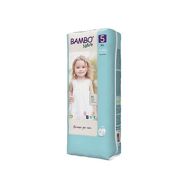 COUCHE Bambo Nature Couches Taille 5 (12-18 KG /44 U)