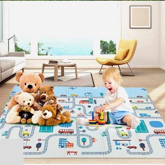 Tapis Bebe Pliable en mousse XPE antichoc bébé pliable 2cm