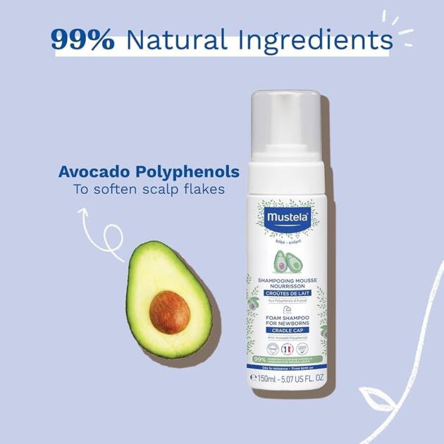 Mustela Shampoing mousse pour nourrissons - 150 ml
