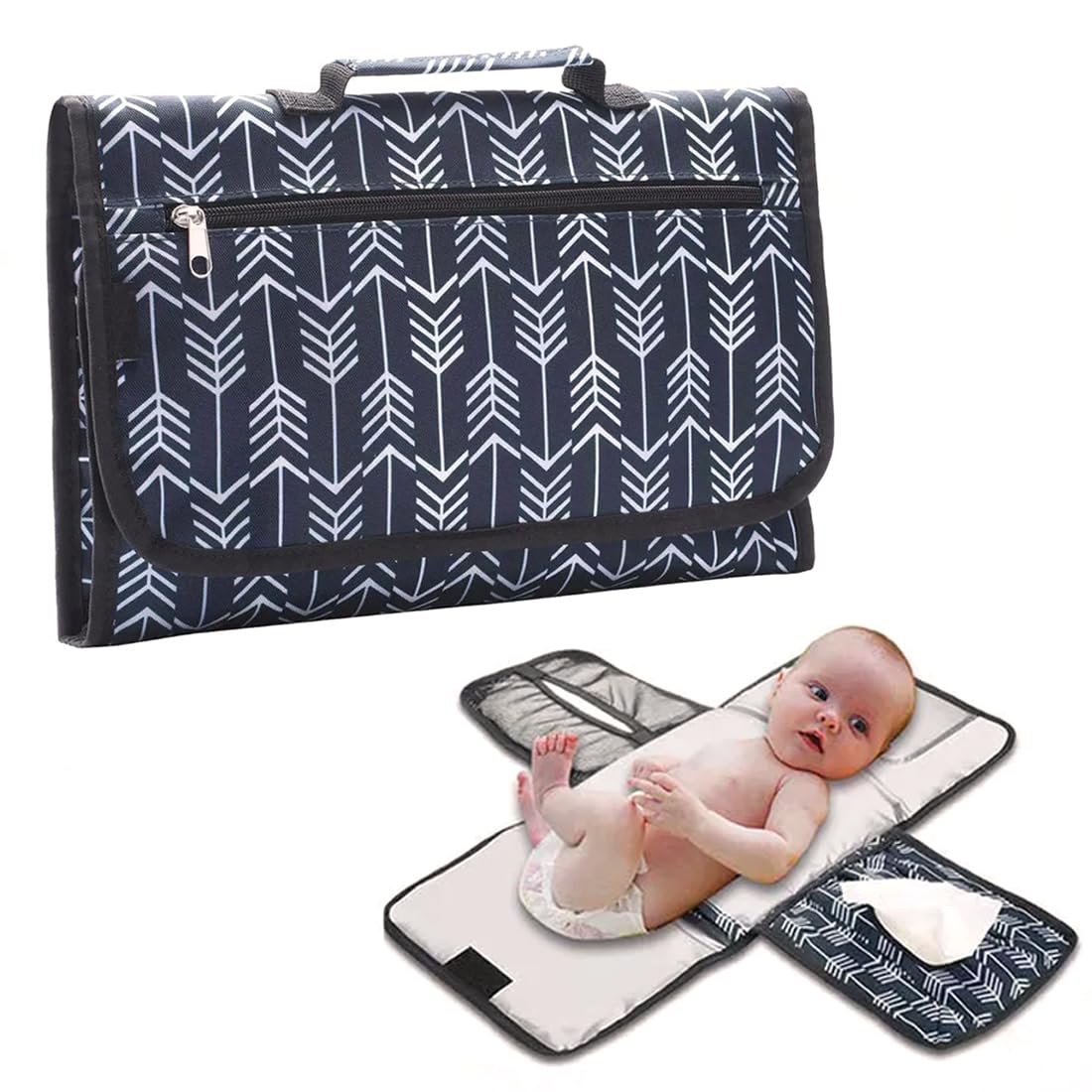 Tapis de change Portable Lil Fox : Confort Ultime et Praticité – Image 3