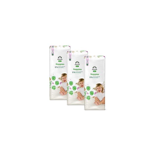 Mama Bear Couches bébé Écologiques Ultra Absorbantes Taille 5 (12-18 kg) 44 couches