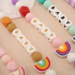 Attache sucette en silicone