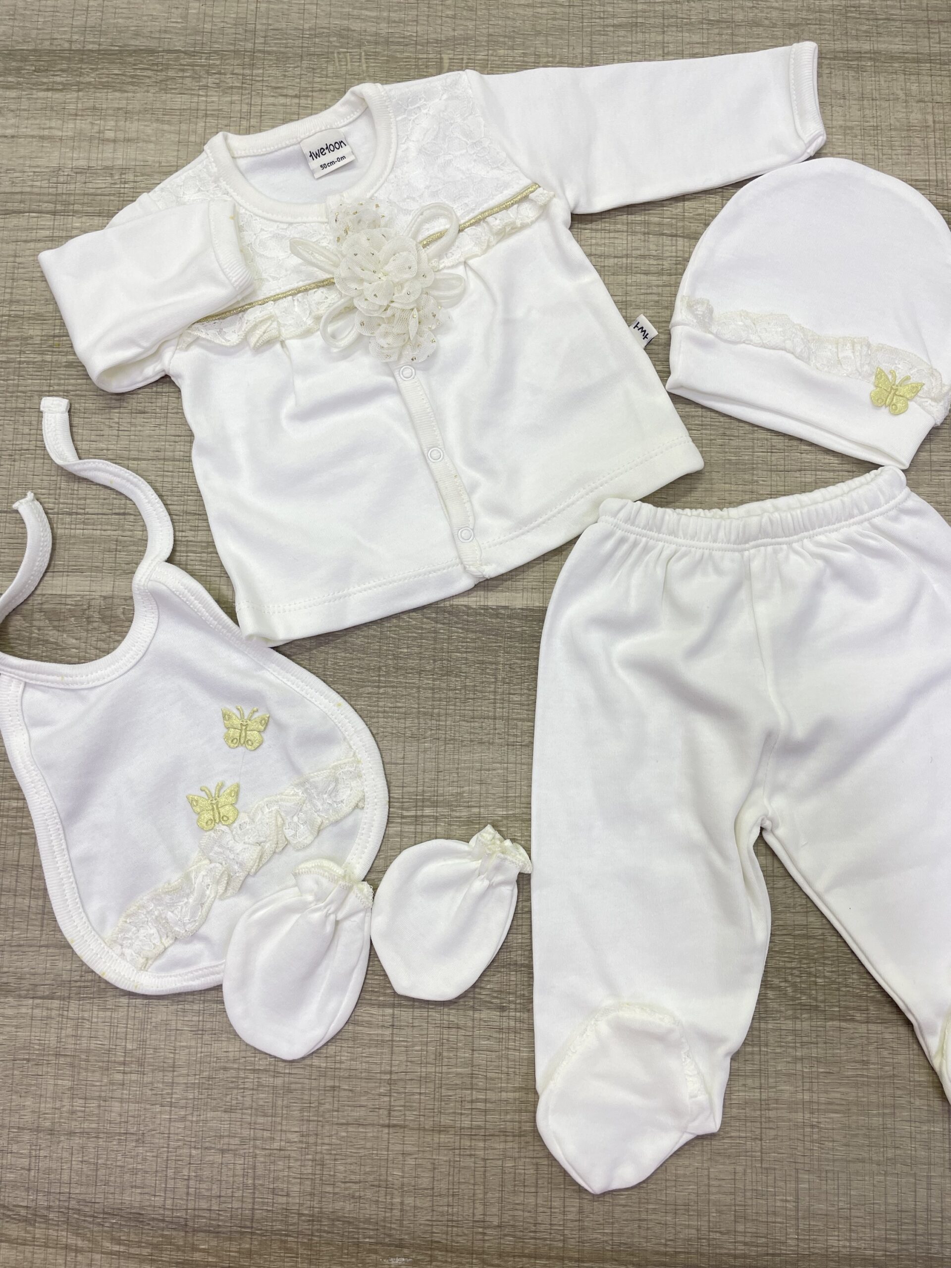 ENSEMBLE BÉBÉ FILLE TWETOON 5 PCS