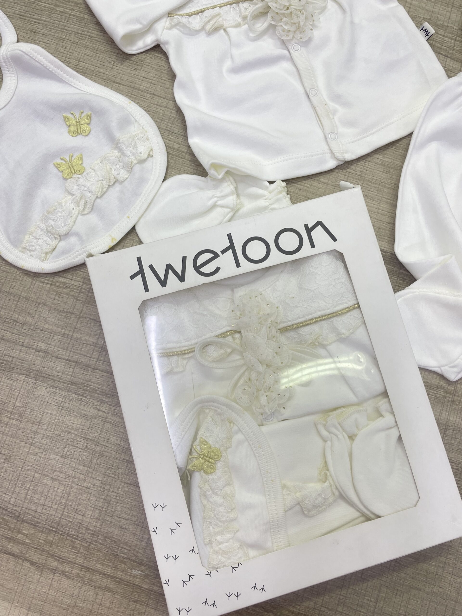 ENSEMBLE BÉBÉ FILLE TWETOON 5 PCS – Image 2