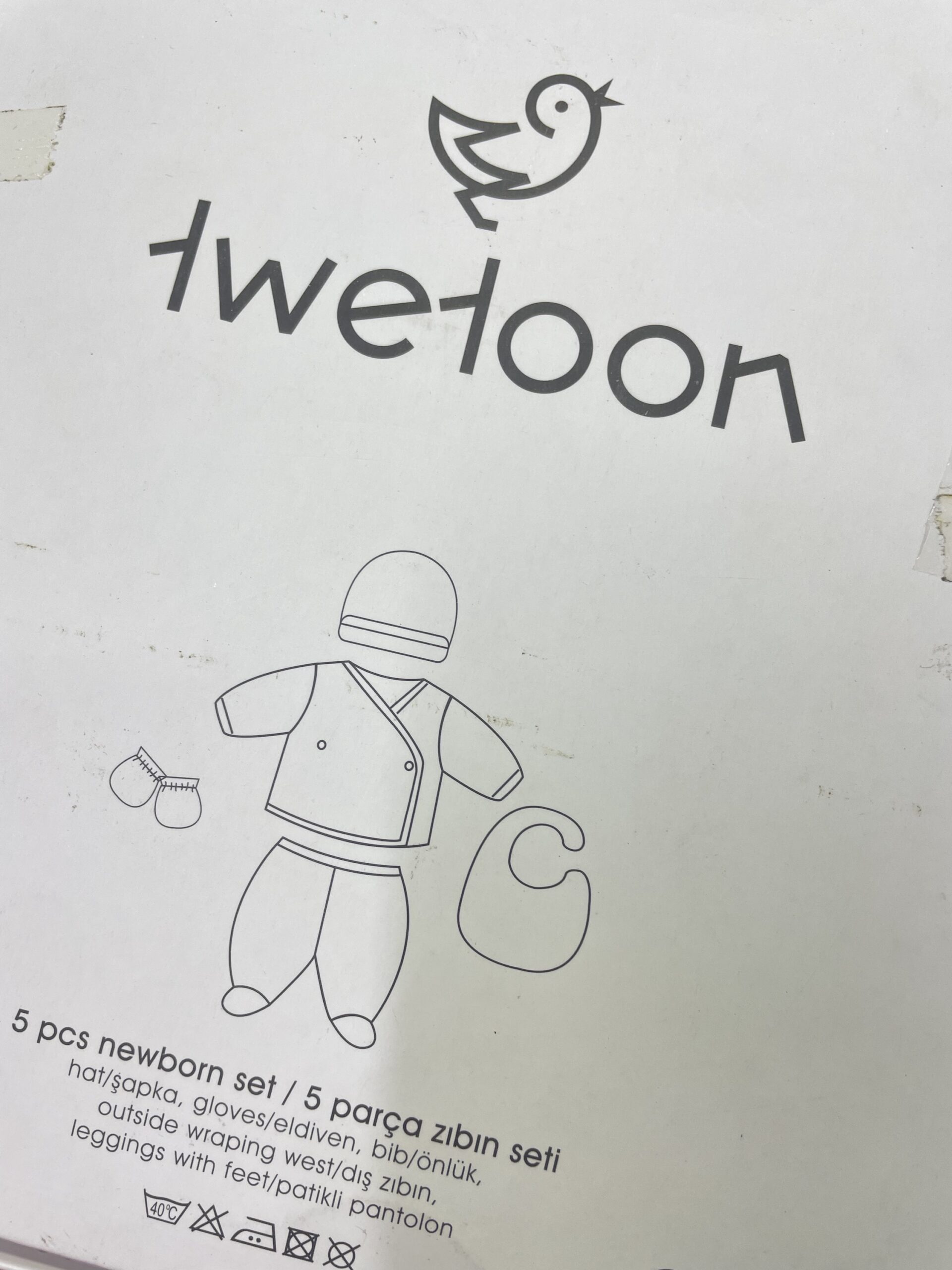ENSEMBLE BÉBÉ FILLE TWETOON 5 PCS – Image 6