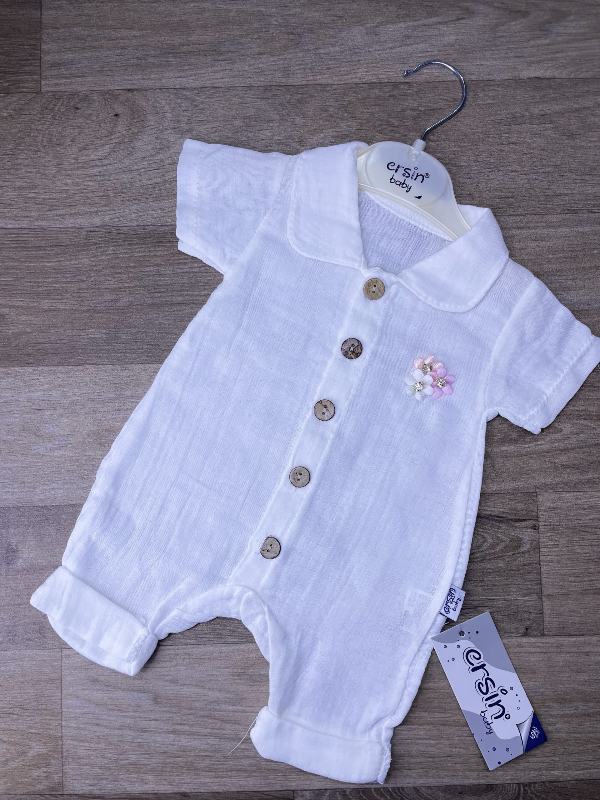 Salopette bébé chic : Un look décontracté et élégant pour les filles – Image 4