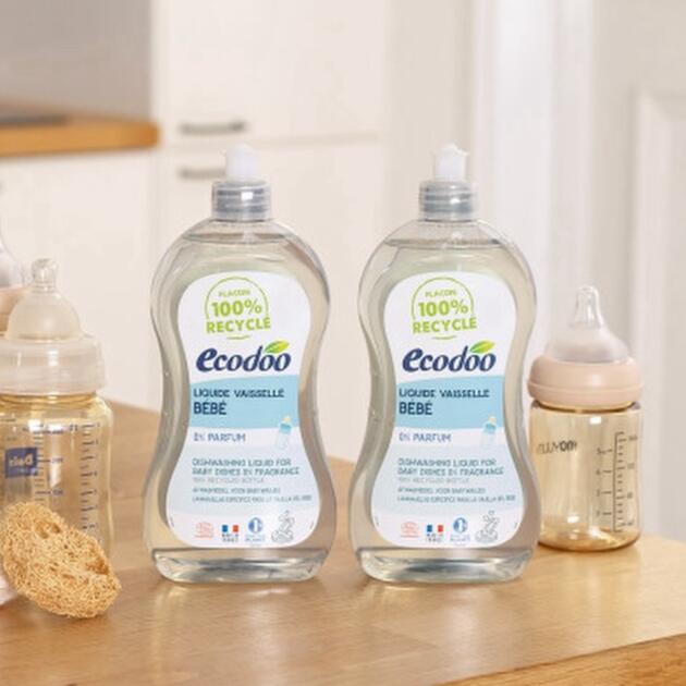 Ecodoo Liquide Vaisselle Bébé Hypoallergénique - 500ml
