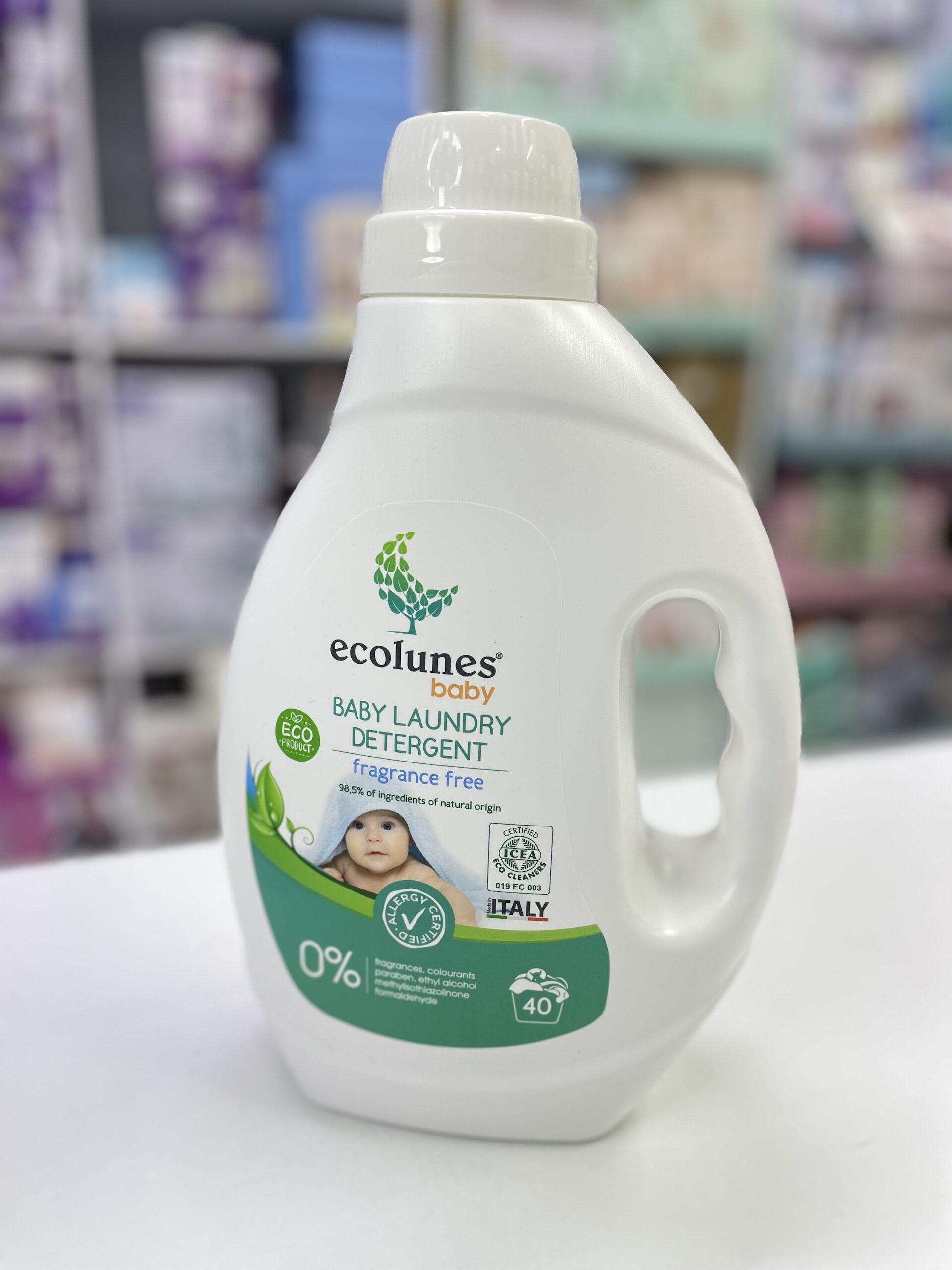 ECOLUNES BABY LIQUIDE LESSIVE BÉBÉ 2L