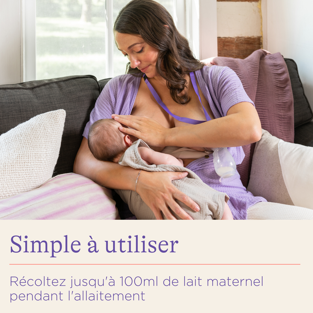 Lansinoh Tire-lait silicone / recueil lait – Image 2