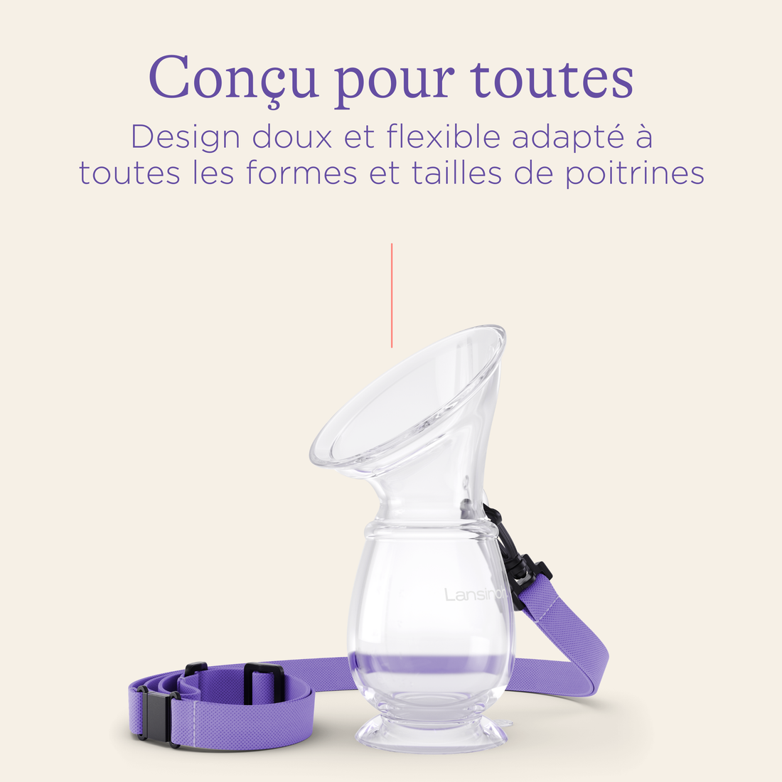 Lansinoh Tire-lait silicone / recueil lait – Image 4