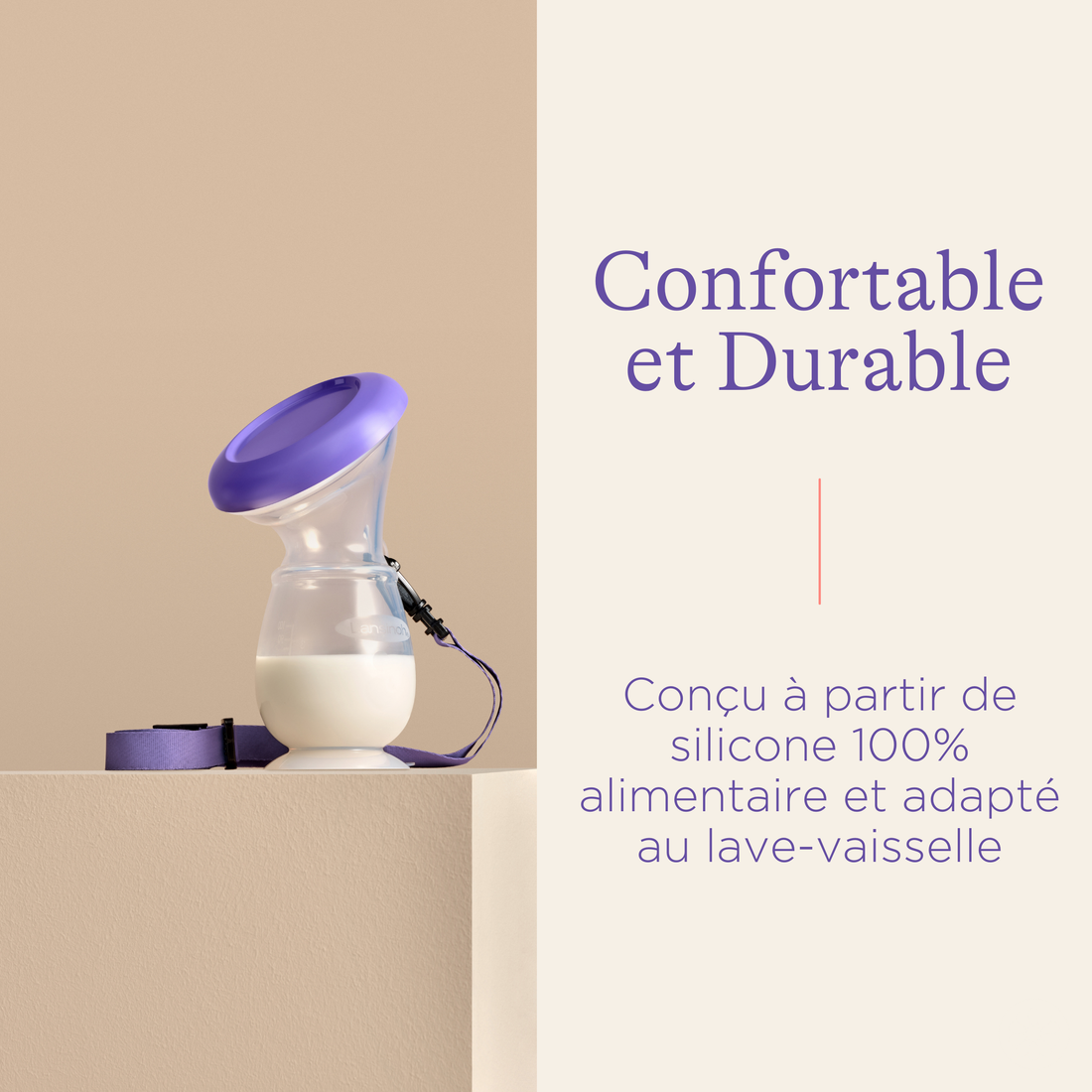 Lansinoh Tire-lait silicone / recueil lait – Image 3