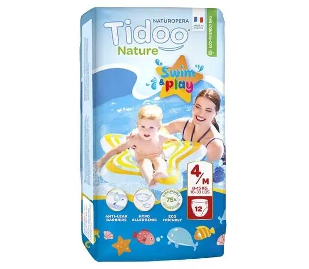 Tidoo Couche piscine T4 écologique 8-15 kg