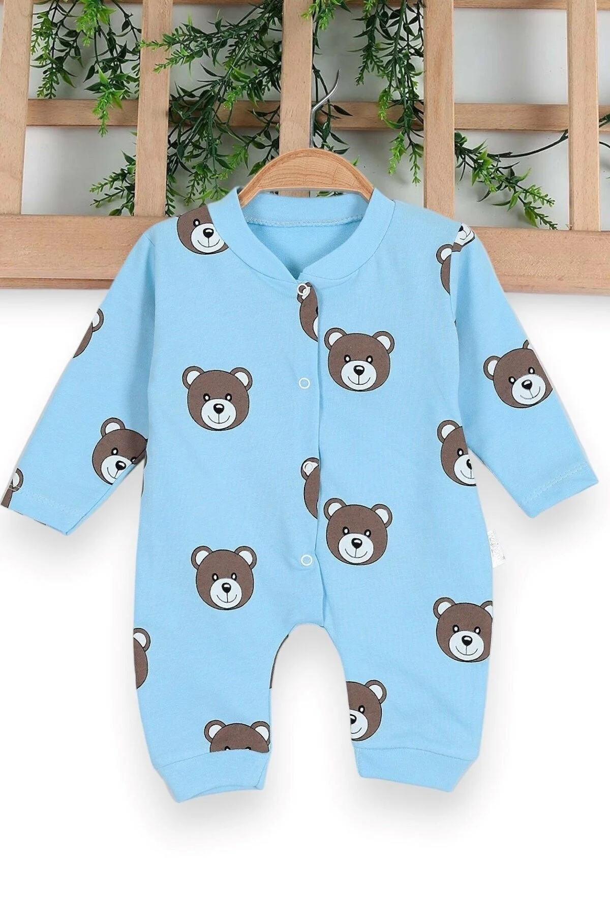 Grenouillère coton à motif ours en peluche – Image 4