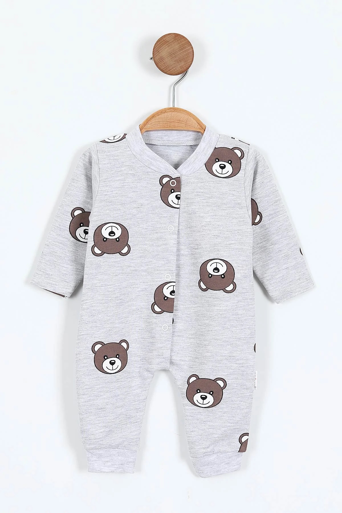 Grenouillère coton à motif ours en peluche – Image 5