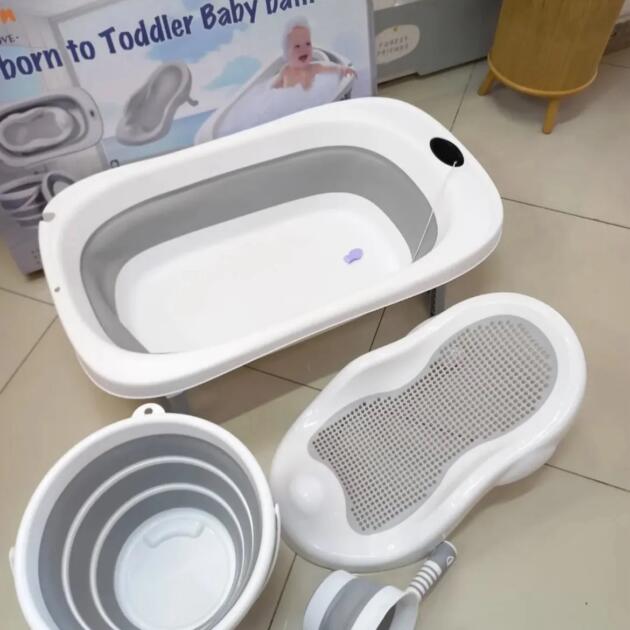Ensemble baignoire pliable 4 pcs