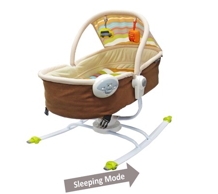 Mamalove : transat couffin 2 en 1 rotatif – Image 3