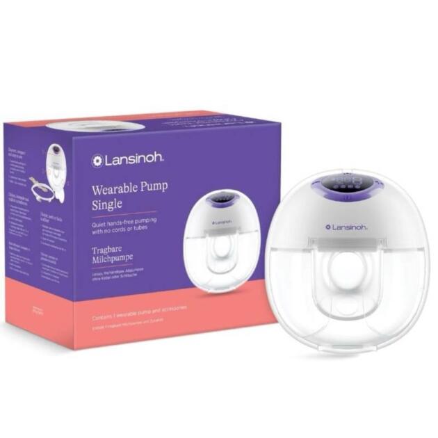 Tire-lait mains libres compact simple – Lansinoh