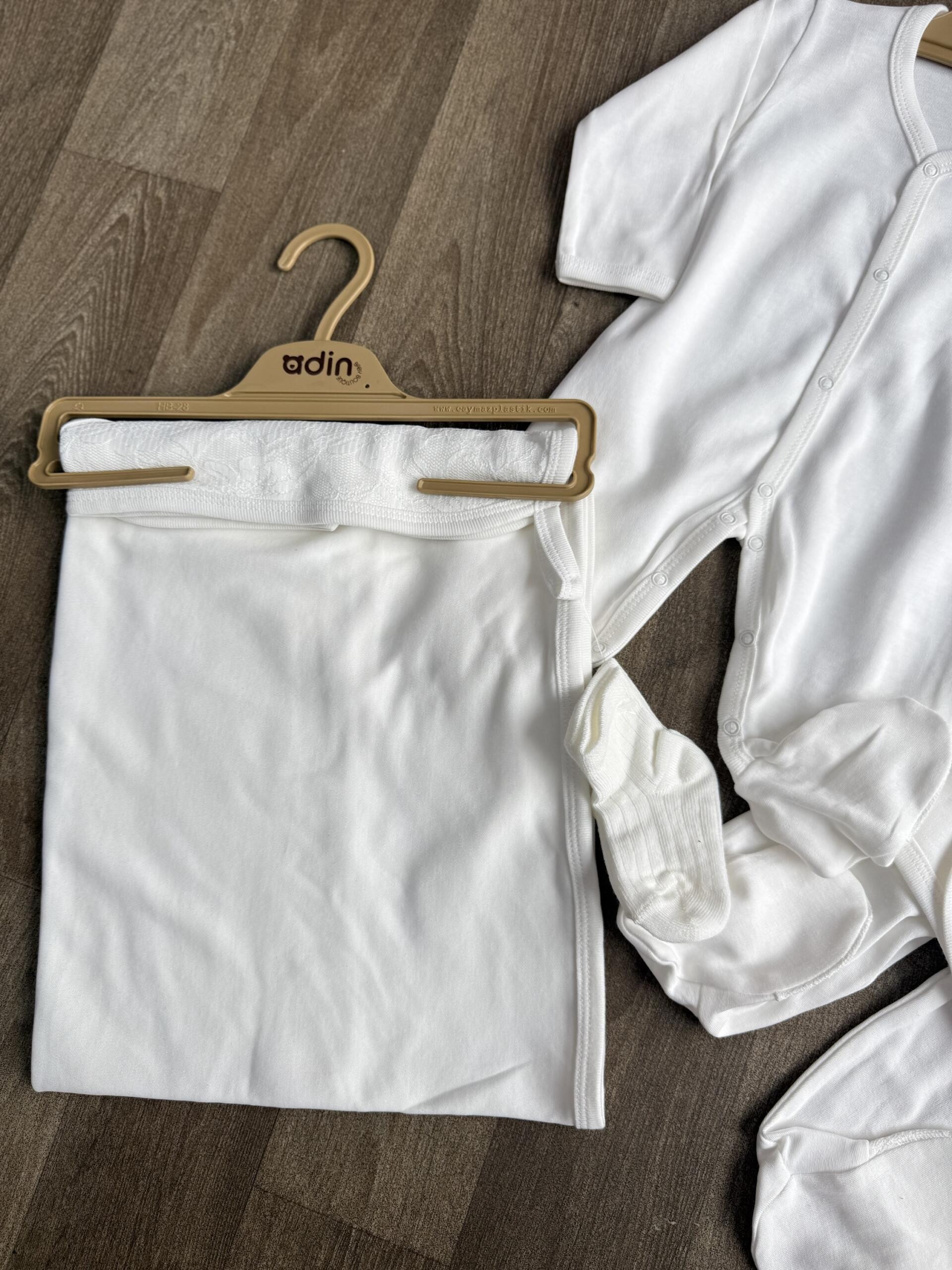 Adin ensemble naissance 8pcs Coton -fille – Image 4