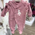 Flexi baby grenouillère - Tissu cachemire bébé fille 🌧️