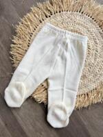 Pantalon bébé en coton 0-3mois - pieds fermées – Image 5